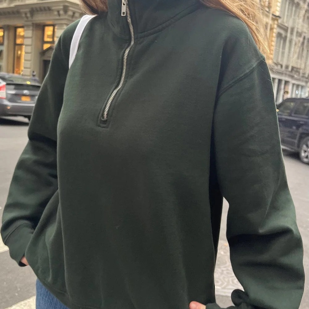 Brandy Melville Quarter Zip
